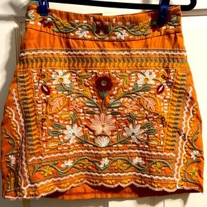 Embroidery skirt